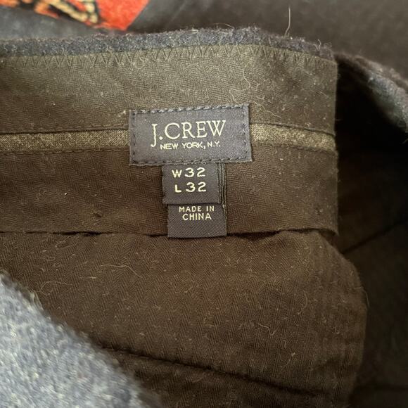 J.Crew Men’s 32x30 Navy Slim Fit Wool Pants - Picture 4 of 5